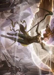 Sigarda's Splendor Art Card card from Art Series: Innistrad: Midnight Hunt