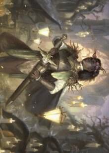 Sungold Sentinel Art Card card from Art Series: Innistrad: Midnight Hunt