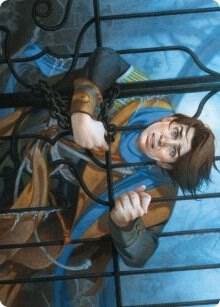 Locked in the Cemetery Art Card card from Art Series: Innistrad: Midnight Hunt