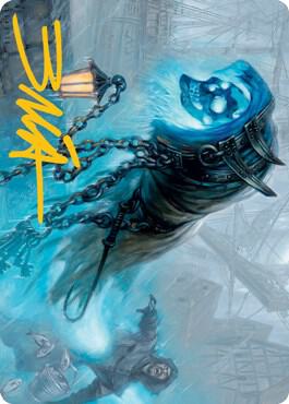 Nebelgast Intruder Art Card (Gold-Stamped Signature) card from Art Series: Innistrad: Midnight Hunt