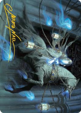 Patrician Geist Art Card (Gold-Stamped Signature) card from Art Series: Innistrad: Midnight Hunt