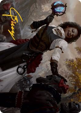 Skaab Wrangler Art Card (Gold-Stamped Signature) card from Art Series: Innistrad: Midnight Hunt
