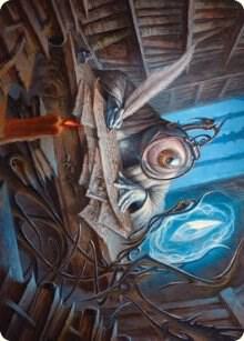 Unblinking Observer Art Card card from Art Series: Innistrad: Midnight Hunt