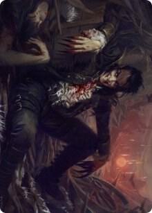 Arrogant Outlaw Art Card card from Art Series: Innistrad: Midnight Hunt