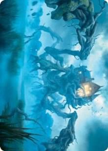 Creeping Inn Art Card card from Art Series: Innistrad: Midnight Hunt