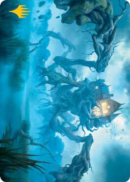 Creeping Inn Art Card (Gold-Stamped Signature) card from Art Series: Innistrad: Midnight Hunt