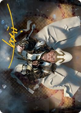 Jerren, Corrupted Bishop Art Card (Gold-Stamped Signature) card from Art Series: Innistrad: Midnight Hunt