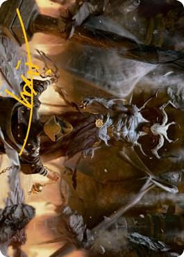 Ormendahl, the Corrupter Art Card (Gold-Stamped Signature) card from Art Series: Innistrad: Midnight Hunt