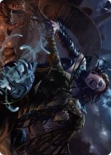 Olivia's Midnight Ambush Art Card card from Art Series: Innistrad: Midnight Hunt