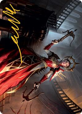 Bloodthirsty Adversary Art Card (Gold-Stamped Signature) card from Art Series: Innistrad: Midnight Hunt