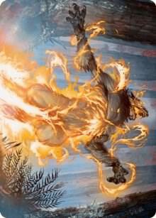 Burn the Accursed Art Card card from Art Series: Innistrad: Midnight Hunt
