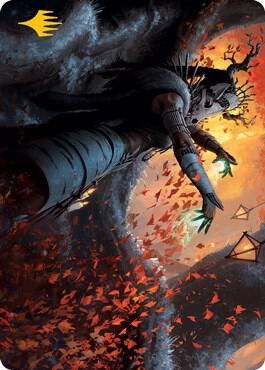Dawnhart Rejuvenator Art Card (Gold-Stamped Signature) card from Art Series: Innistrad: Midnight Hunt