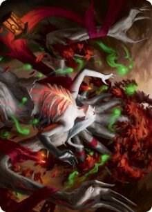 Dryad's Revival Art Card card from Art Series: Innistrad: Midnight Hunt