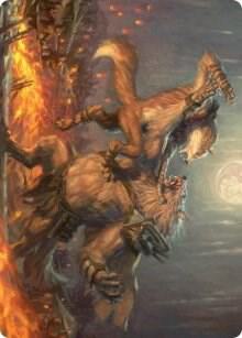 Duel for Dominance Art Card card from Art Series: Innistrad: Midnight Hunt