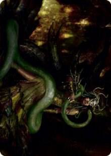 Saryth, the Viper's Fang Art Card card from Art Series: Innistrad: Midnight Hunt