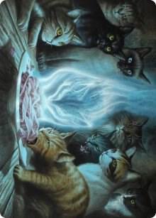 Can't Stay Away Art Card card from Art Series: Innistrad: Midnight Hunt