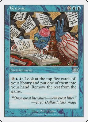 Browse card from Classic Sixth Edition