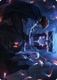 Faithful Mending Art Card card from Art Series: Innistrad: Midnight Hunt
