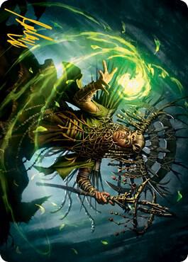 Katilda, Dawnhart Prime Art Card (Gold-Stamped Signature) card from Art Series: Innistrad: Midnight Hunt