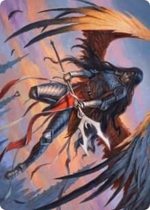 Liesa, Forgotten Archangel Art Card card from Art Series: Innistrad: Midnight Hunt