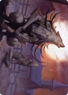 Lord of the Ulvenwald Art Card card from Art Series: Innistrad: Midnight Hunt