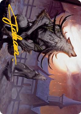 Lord of the Ulvenwald Art Card (Gold-Stamped Signature) card from Art Series: Innistrad: Midnight Hunt