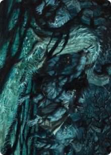 Unnatural Moonrise Art Card card from Art Series: Innistrad: Midnight Hunt