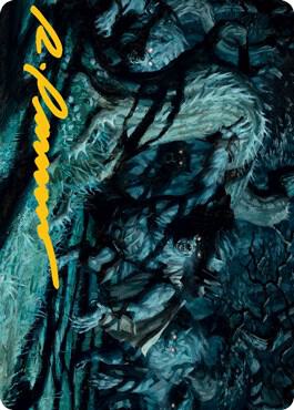 Unnatural Moonrise Art Card (Gold-Stamped Signature) card from Art Series: Innistrad: Midnight Hunt