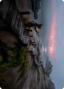 Deserted Beach Art Card card from Art Series: Innistrad: Midnight Hunt