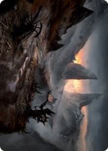 Haunted Ridge Art Card card from Art Series: Innistrad: Midnight Hunt