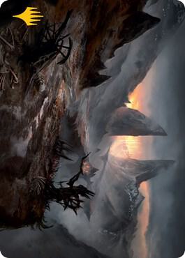 Haunted Ridge Art Card (Gold-Stamped Signature) card from Art Series: Innistrad: Midnight Hunt