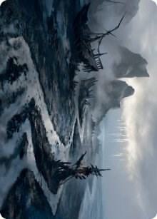 Shipwreck Marsh Art Card card from Art Series: Innistrad: Midnight Hunt
