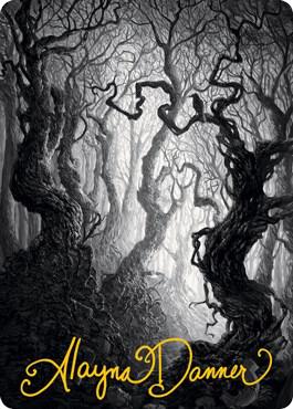 Forest Art Card (80/81) (Gold-Stamped Signature) card from Art Series: Innistrad: Midnight Hunt