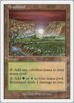 Brushland card from Classic Sixth Edition