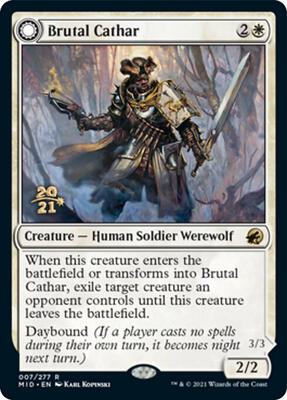 Brutal Cathar card from Prerelease Cards
