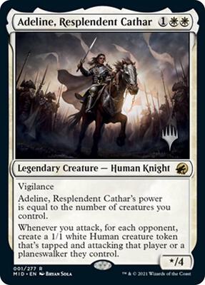 Adeline, Resplendent Cathar card from Promo Pack: Innistrad: Midnight Hunt