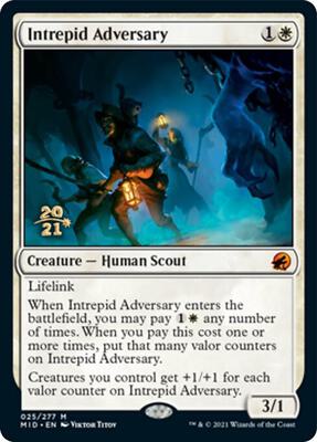 Intrepid Adversary card from Prerelease Cards