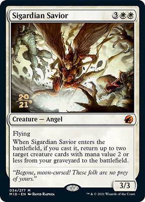 Sigardian Savior card from Prerelease Cards
