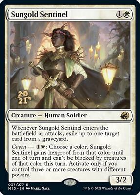 Sungold Sentinel card from Prerelease Cards