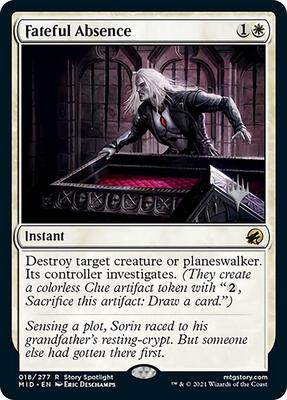 Fateful Absence card from Promo Pack: Innistrad: Midnight Hunt
