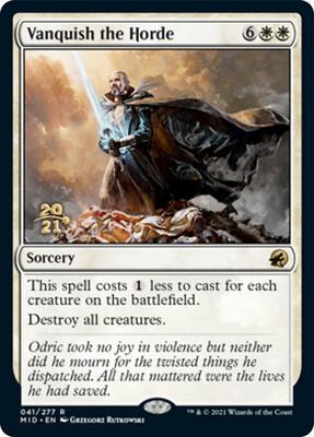 Vanquish the Horde card from Prerelease Cards