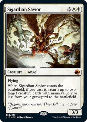 Sigardian Savior card from Promo Pack: Innistrad: Midnight Hunt