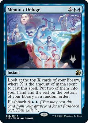 Memory Deluge card from Promo Pack: Innistrad: Midnight Hunt