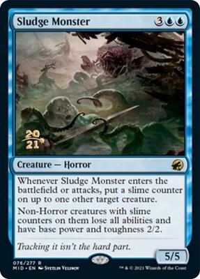 Sludge Monster card from Prerelease Cards