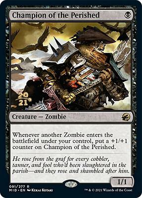 Champion of the Perished card from Prerelease Cards