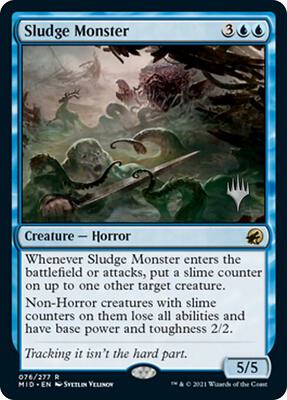 Sludge Monster card from Promo Pack: Innistrad: Midnight Hunt