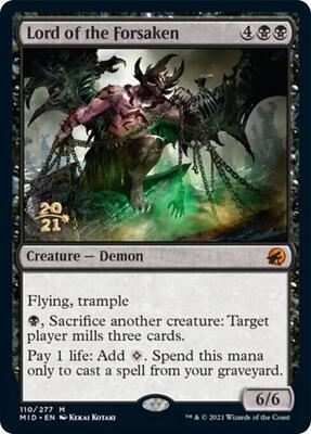 Lord of the Forsaken card from Prerelease Cards