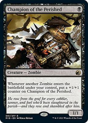 Champion of the Perished card from Promo Pack: Innistrad: Midnight Hunt