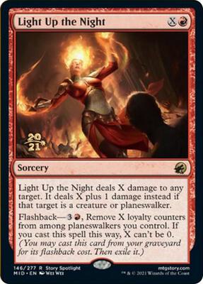 Light Up the Night card from Prerelease Cards