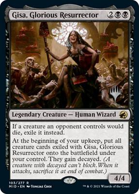 Gisa, Glorious Resurrector card from Promo Pack: Innistrad: Midnight Hunt